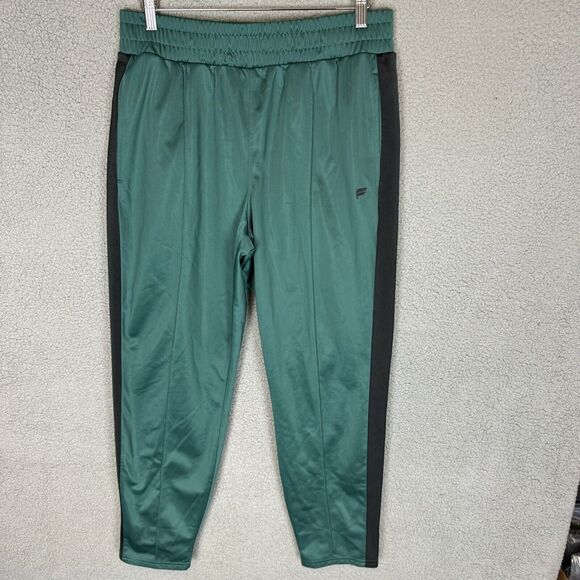 Fabletics Pants Mens L Green The Lockdown Track Pant Elastic Waist Athletic - Picture 1 of 8